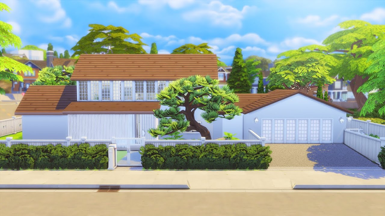 Modern Minimalist Family House🏠👨‍👩‍👧 | The Sims 4 | Stop Motion Build | NO CC