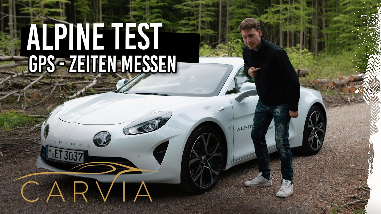 RENAULT ALPINE A110 0-100 km/h [GPS] Test für die Mietwagenflotte | CarVia
