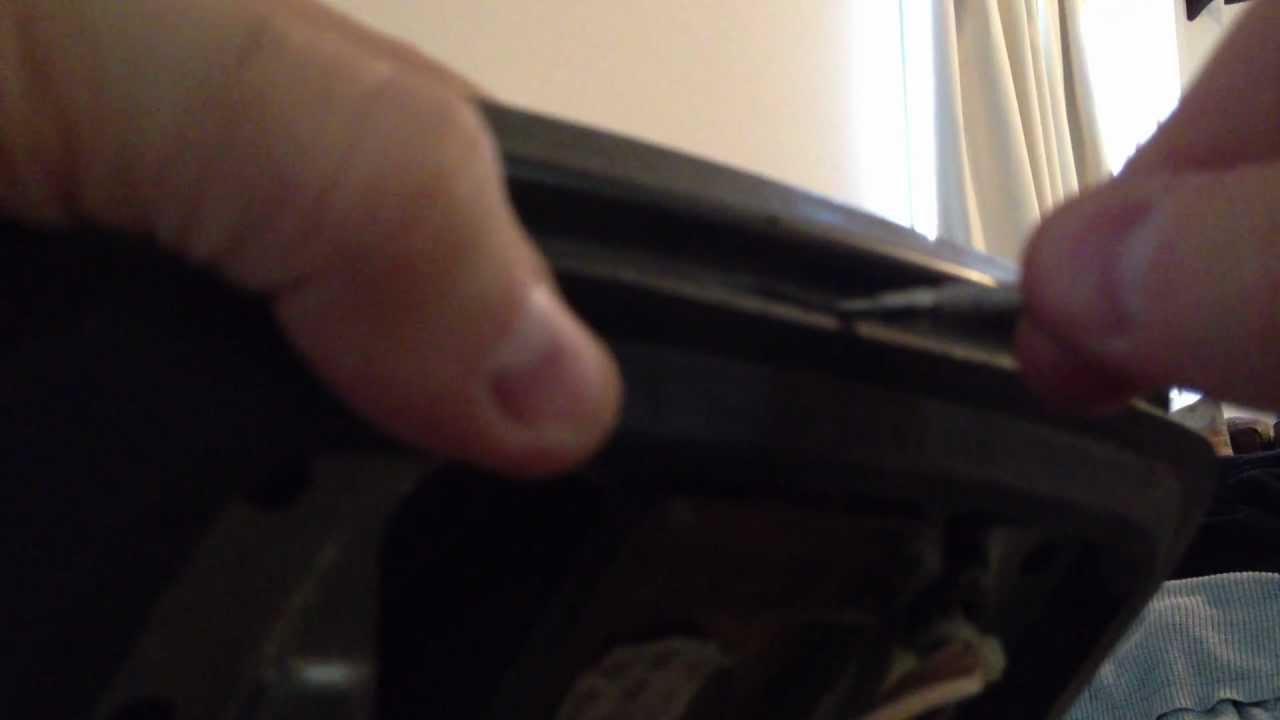 Porsche 944 Side Mirror Driver Side w/ Locking Ring, how it works (easy)