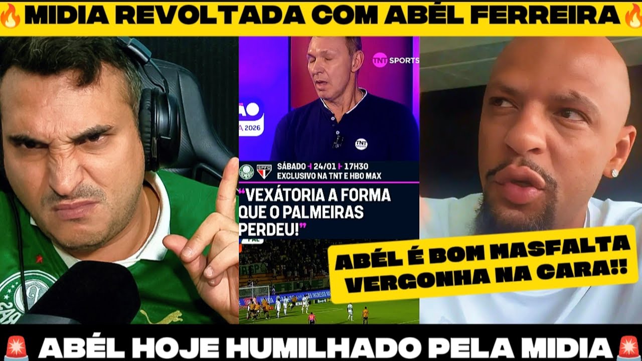 🔥 AGORA: FELIPE MELO DET0NA ABÉL E ELENCO DO PALMEIRAS!