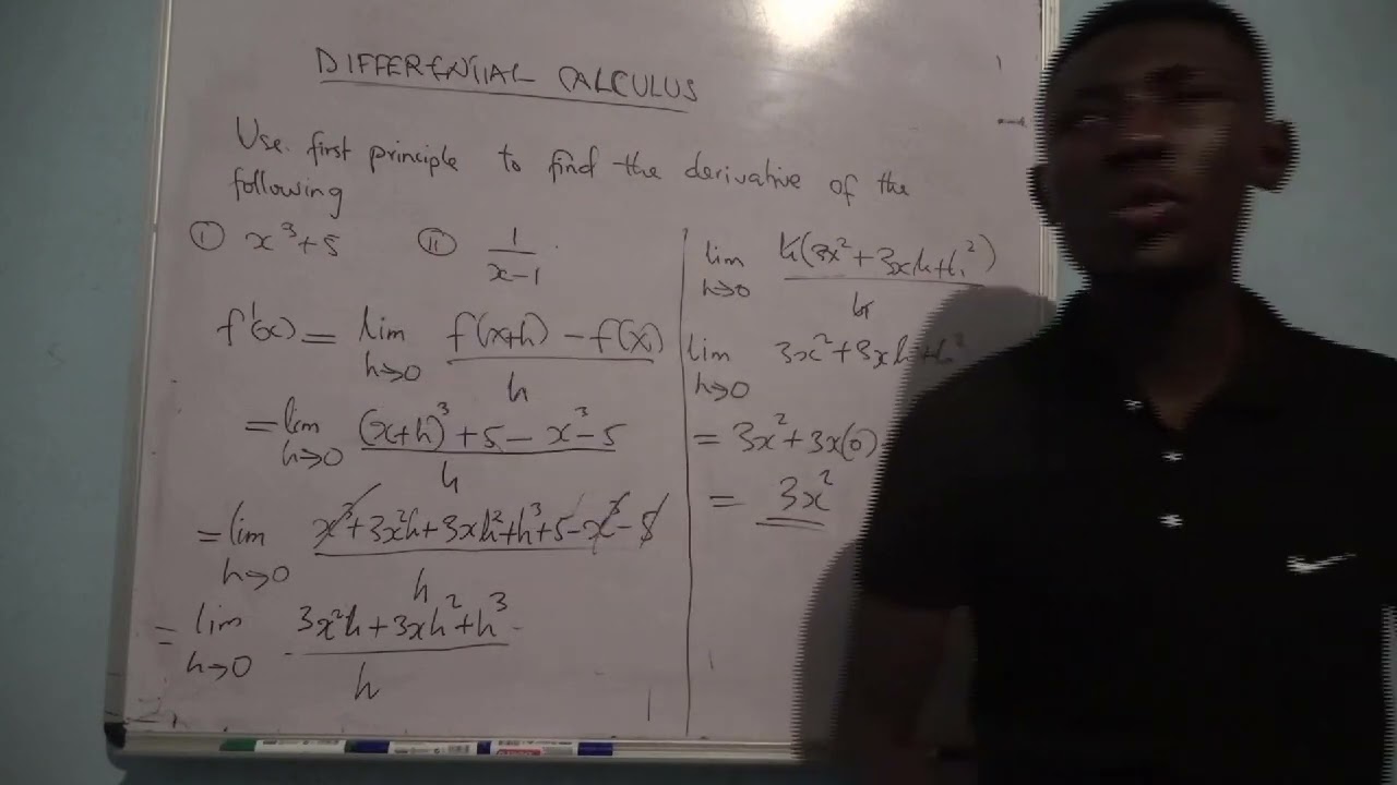 |Use first principal to find the derivative of the following| @championtutorsacademy1974  #calculus