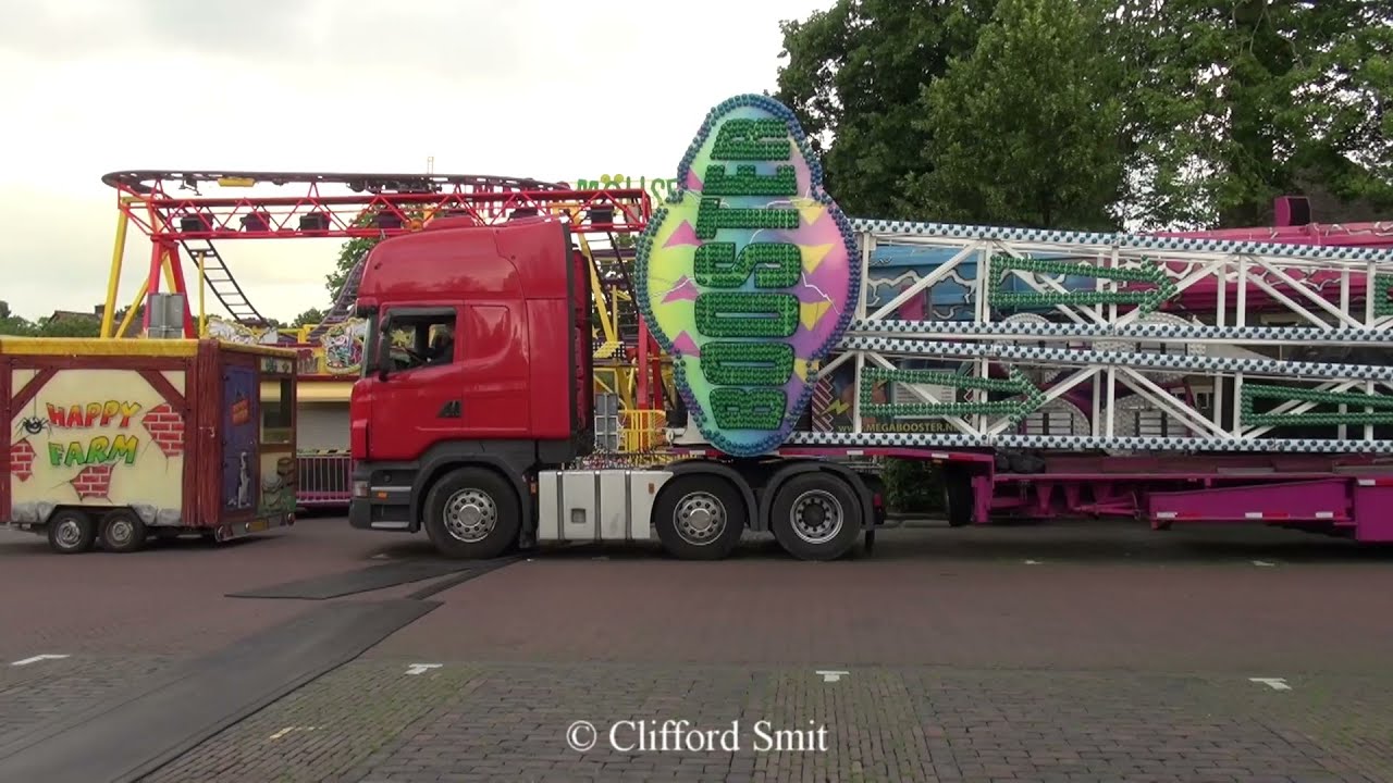 Kermis Laren 2021 Transport en opbouw Deel 3