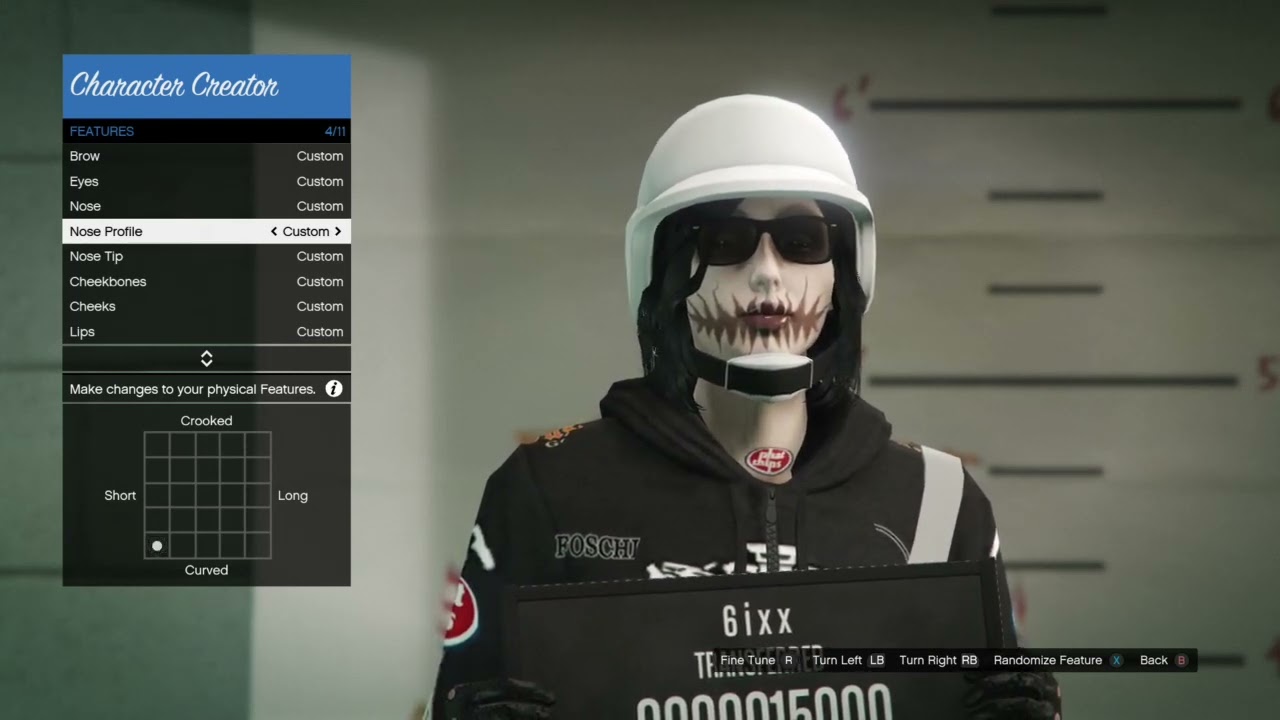 GTA 5 TRYHARD FEMALE FACE CREATION