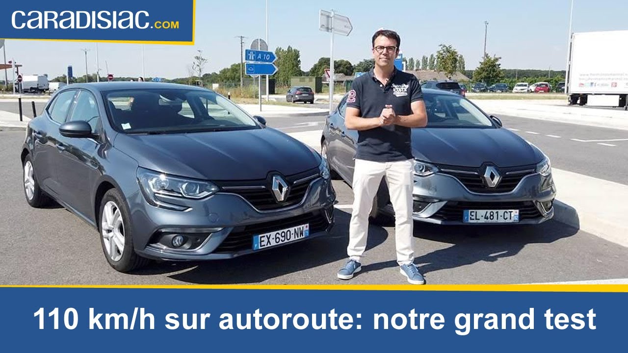110 km/h sur autoroute: le test Caradisiac