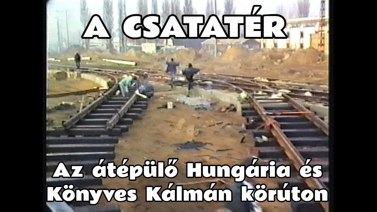 1994.12.05. Az épülő Könyves Kálmán és Hungária körút filmezése, avagy a felismerhetetlen csatatér.