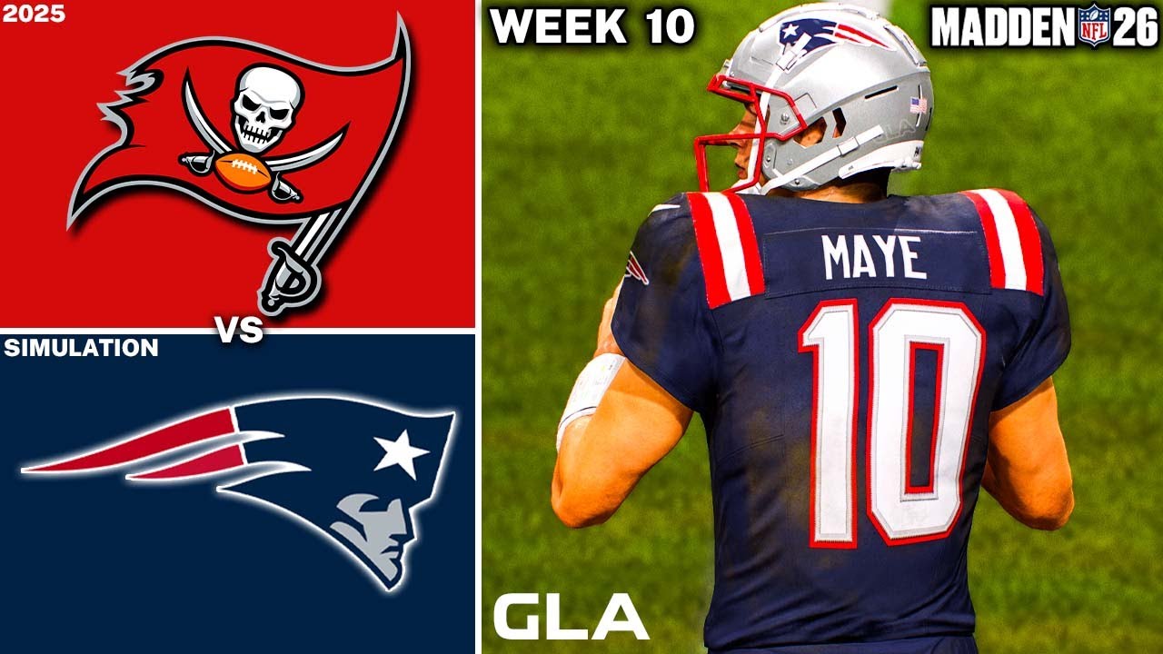 Patriots vs. Buccaneers | Week 10 Simulation | Madden 26 PS5 Gameplay