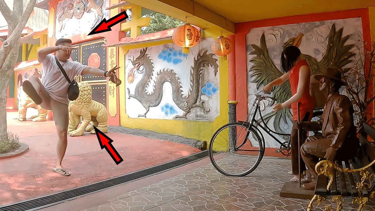 #mafia_statue_joke ,Kagetnya paling lucu, living statue , human statue prank