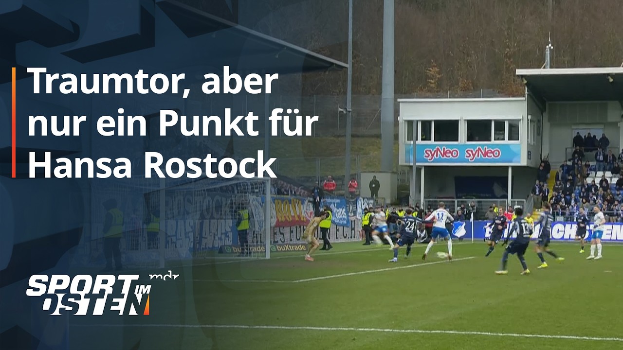 Hansa Rostock verspielt Auswärtssieg in Hoffenheim | Sport im Osten | MDR