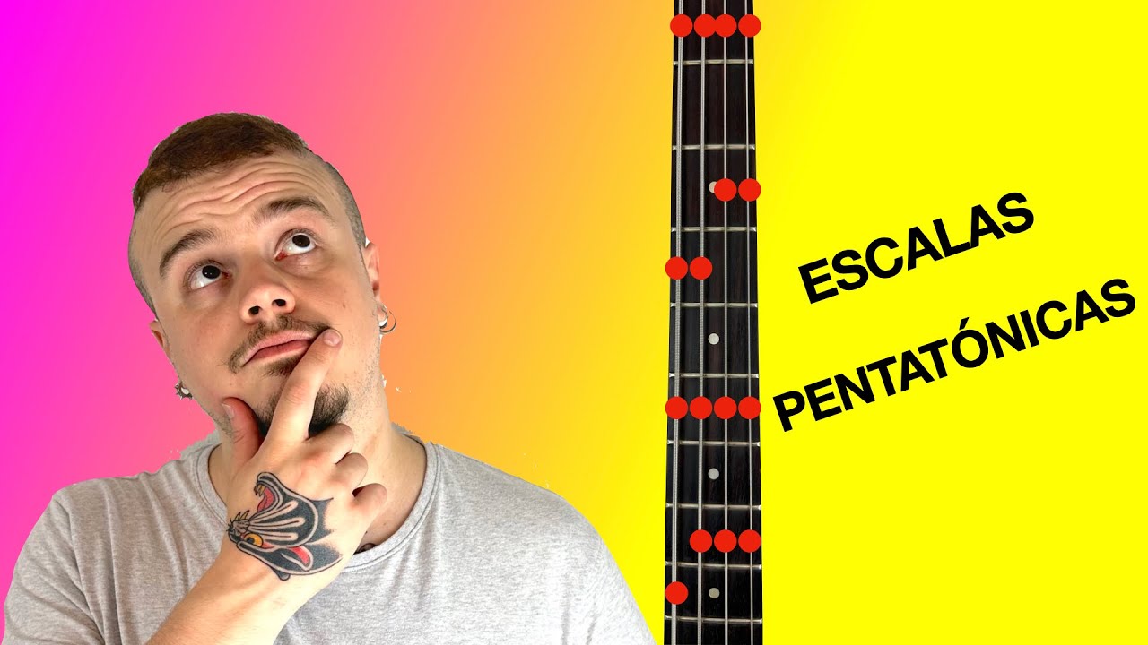 🔵Como tocar el bajo - Escalas pentat&oacute;nicas🔵 Todas las posiciones de la escala pentat&oacute;nica