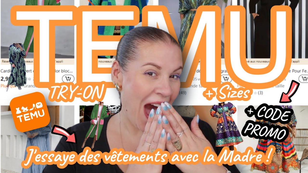 *TEMU* 😍🥰je fais des essayages grandes tailles enfin!