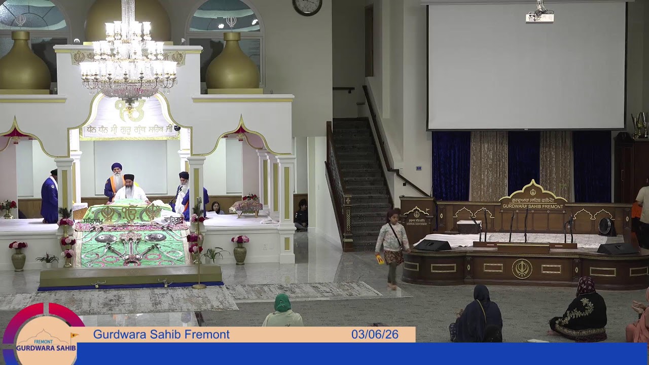 Gurdwara Sahib Fremont Evening Diwan 2026-03-06