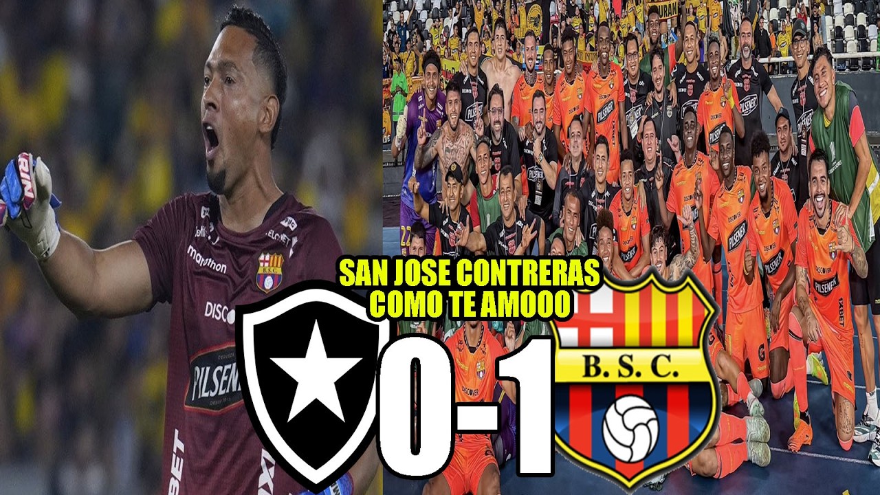 SAN CONTRERAS COMO TE AMO! BOTAFOGO 0-1 BARCELONA! A LO BAAAR CLASIFICAMOS A LIBERTADORES CHCHAA