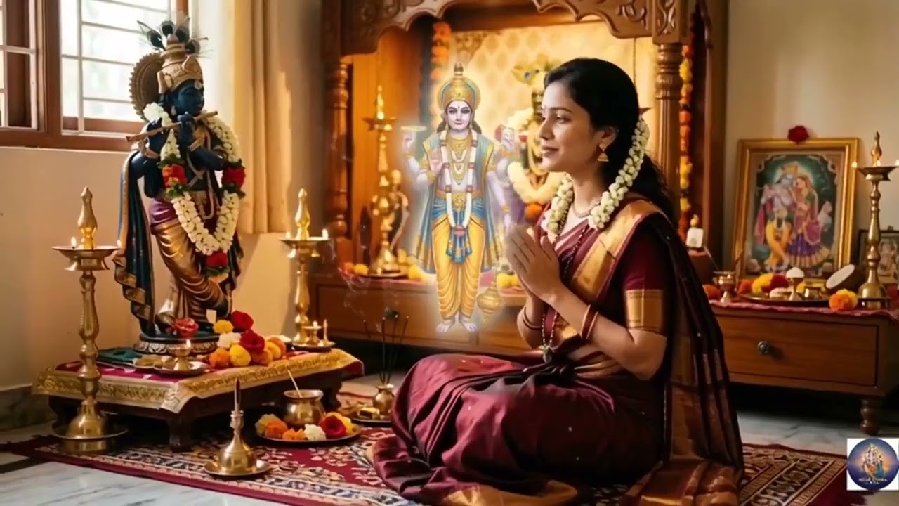 अखंड ॐ क्लीम कृष्णाय नमः Om Kleem Krishnaya Namah Powerful Krishna Beej Mantra Chanting #harekrishna