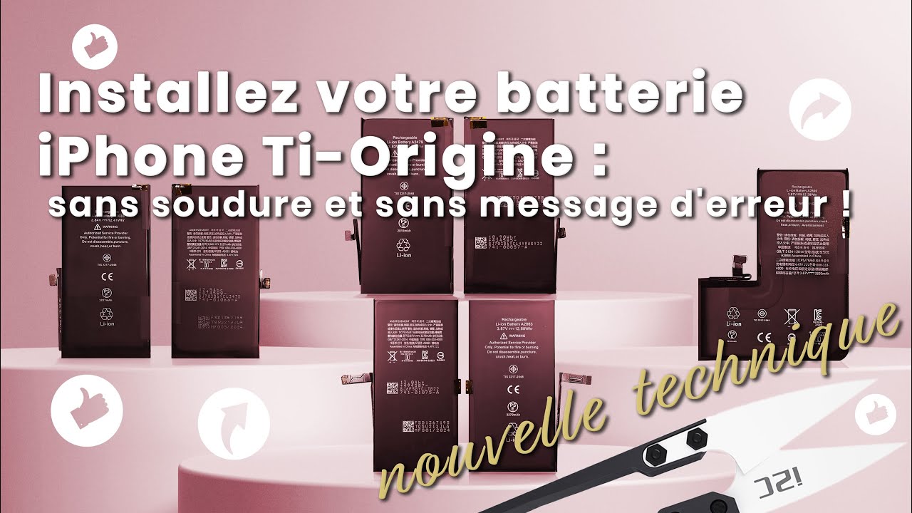 Guide de remplacement de la batterie d'iPhone avec la batterie Ti-origine sans message d'erreur