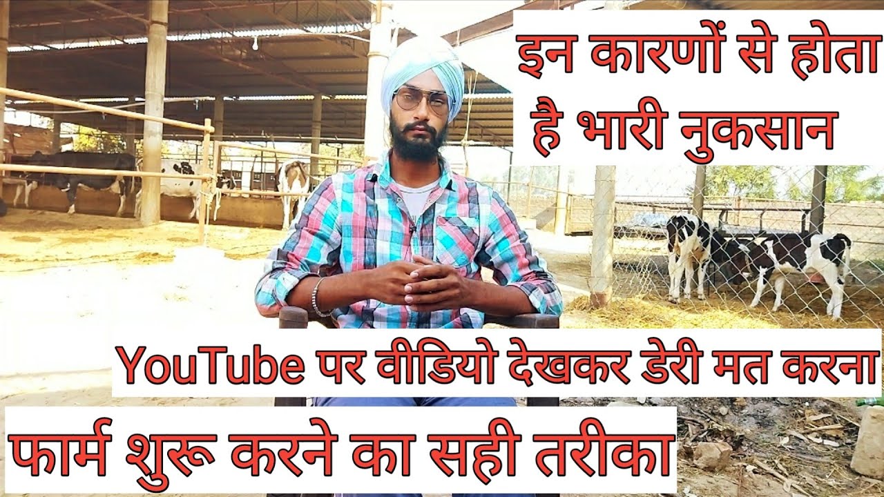 YouTube पर वीडियो देखकर डेरी मत करना। how to start dairy business ।Investment and profit, loss।