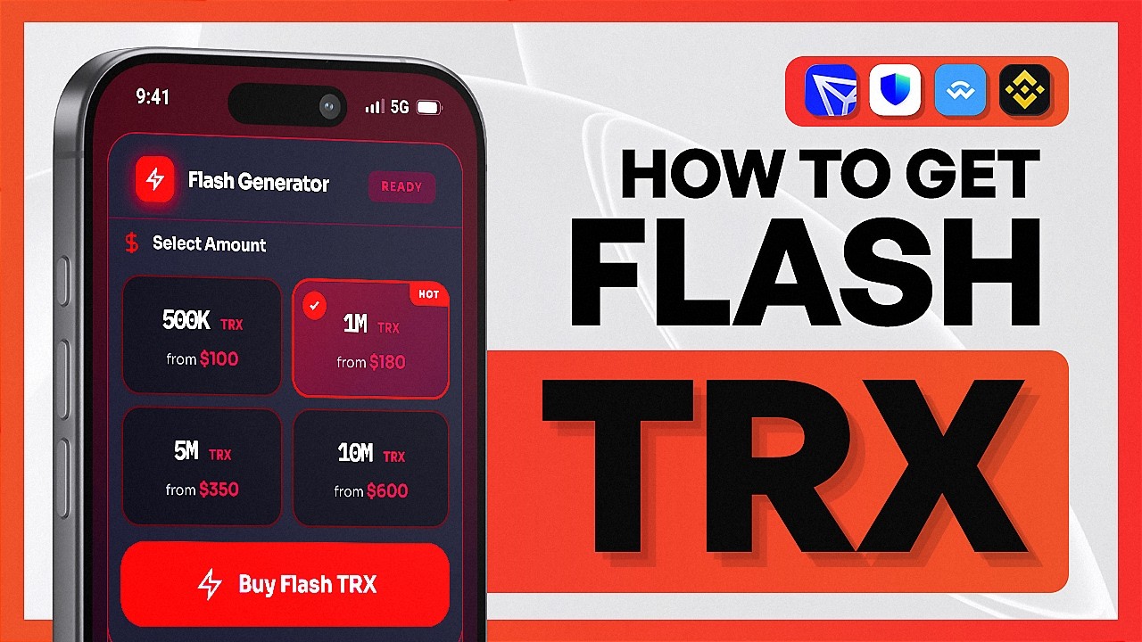 How to Get Flash TRX for Trust Wallet & TronLink