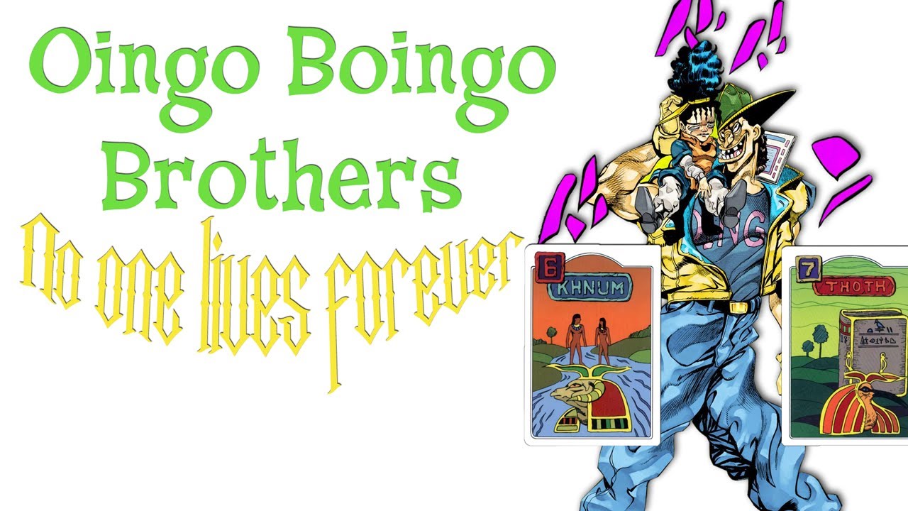 The Oingo Boingo brothers leitmotif - no one lives forever (Jojo mmv)