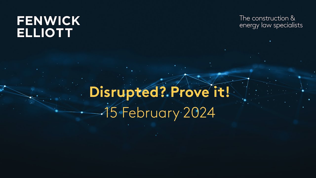 Disrupted? Prove it!