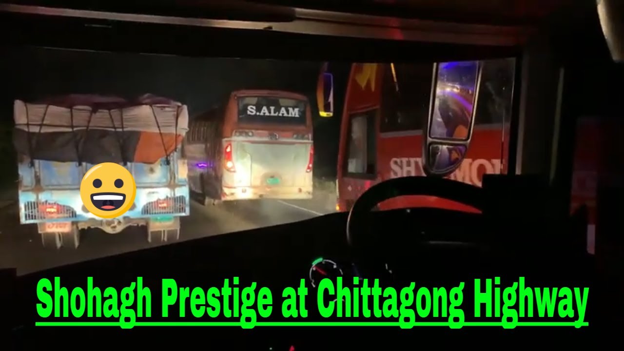 Shohagh Prestige Scania K 410 EB Laksana SR 2 Double Decker Bus at Chittagong Highway