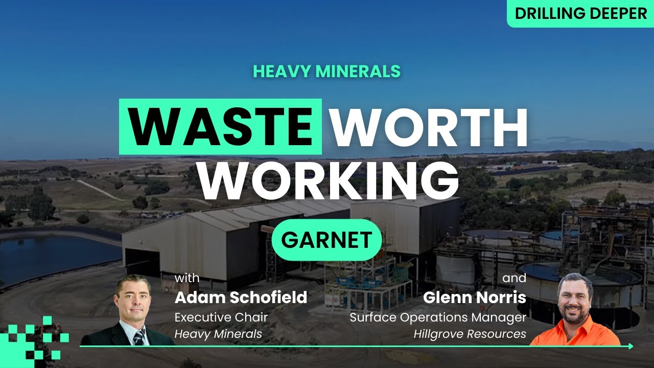 Посетите новый проект компании Heavy Minerals по добыче граната на медном руднике Канманту компан...