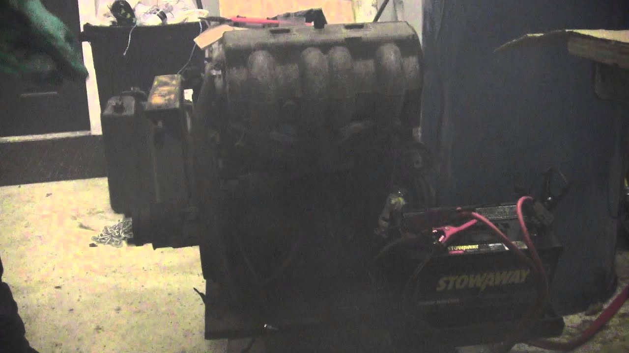 Test firing of a 1.5L VW diesel engine.