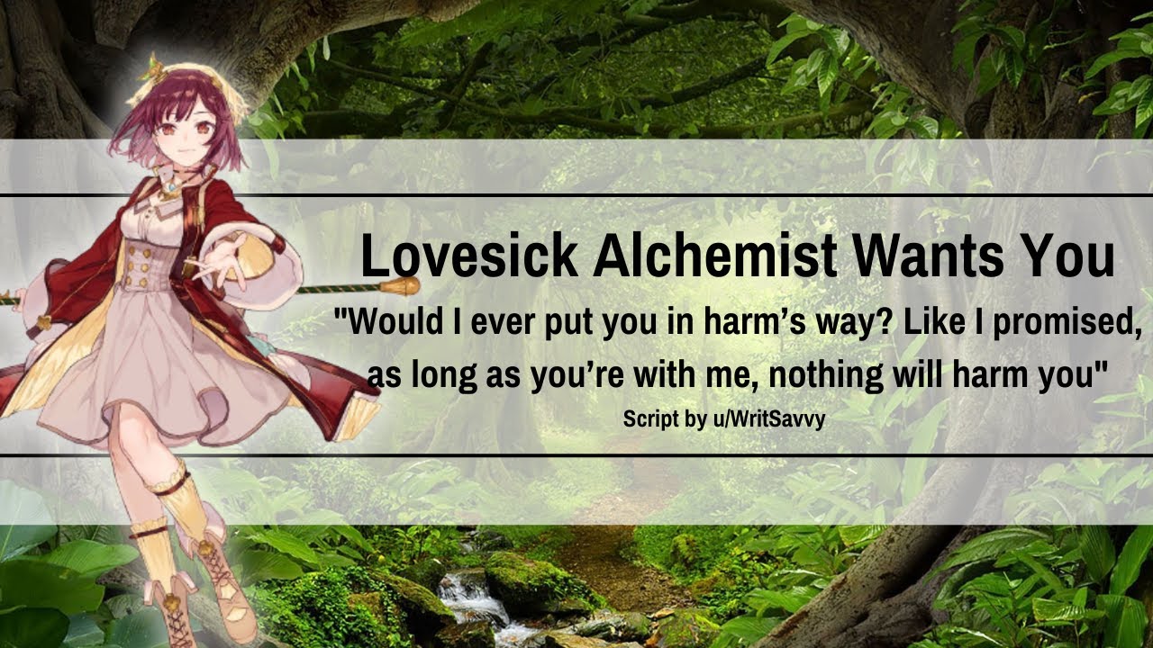 Lovesick Alchemist Wants You [F4A] [Yandere] [Fantasy] [Childhood Friends] [Medieval] [ASMR]