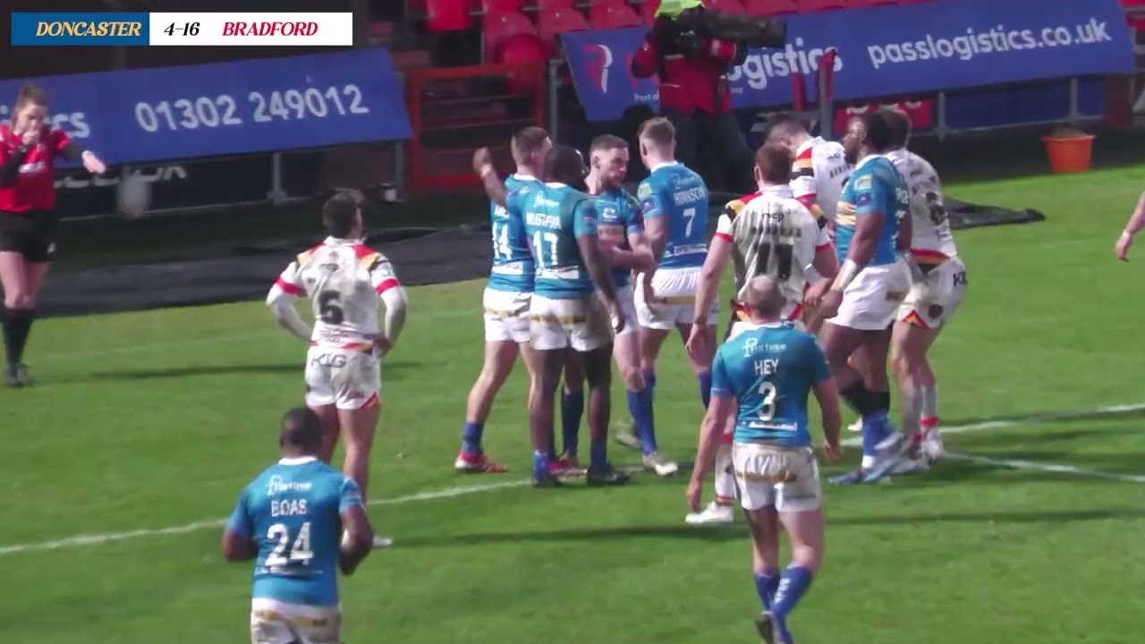 Highlights: Doncaster RLFC 12 Bradford Bulls 30