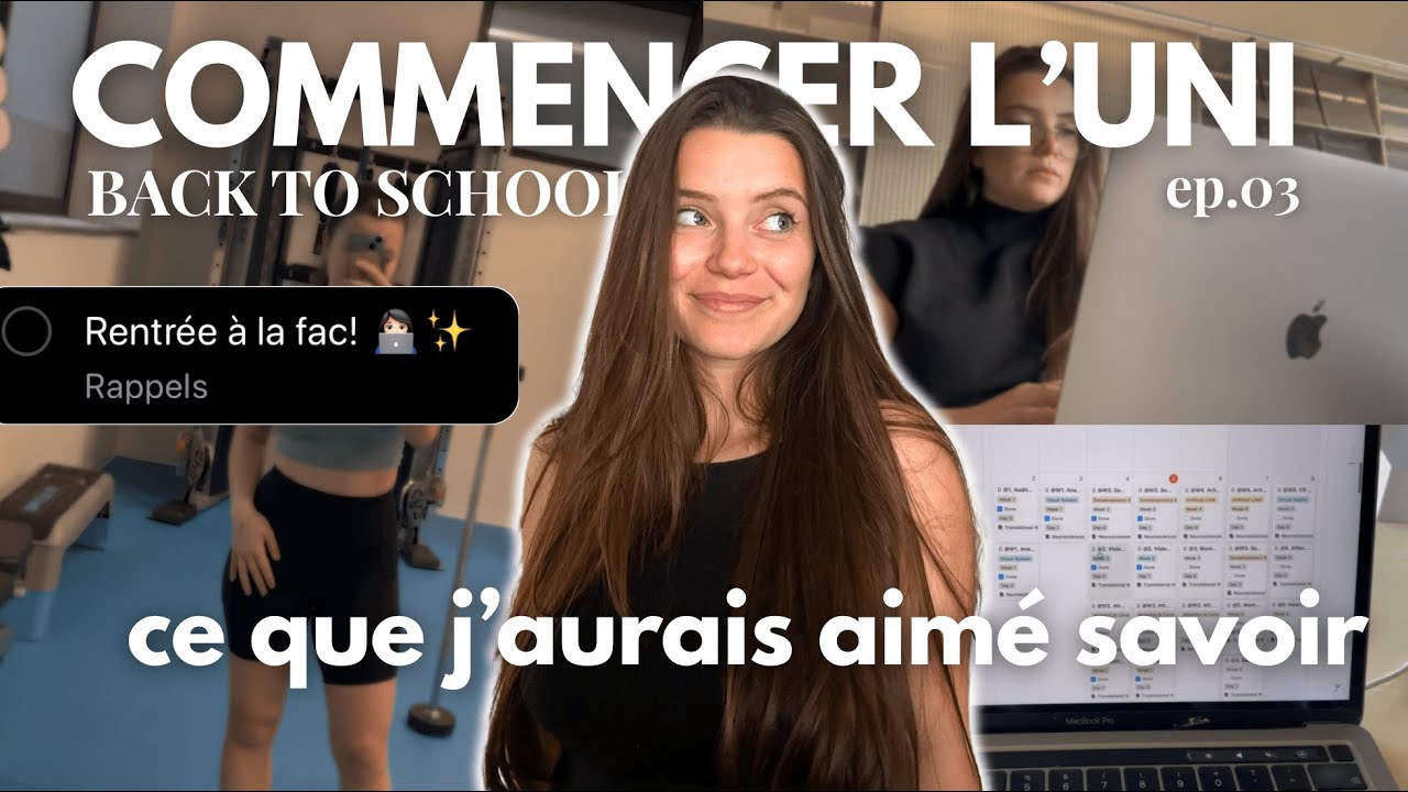 ce que j’aurais aimé SAVOIR avant d’entrer à l’université 🎓 | Back-to-School ep.03