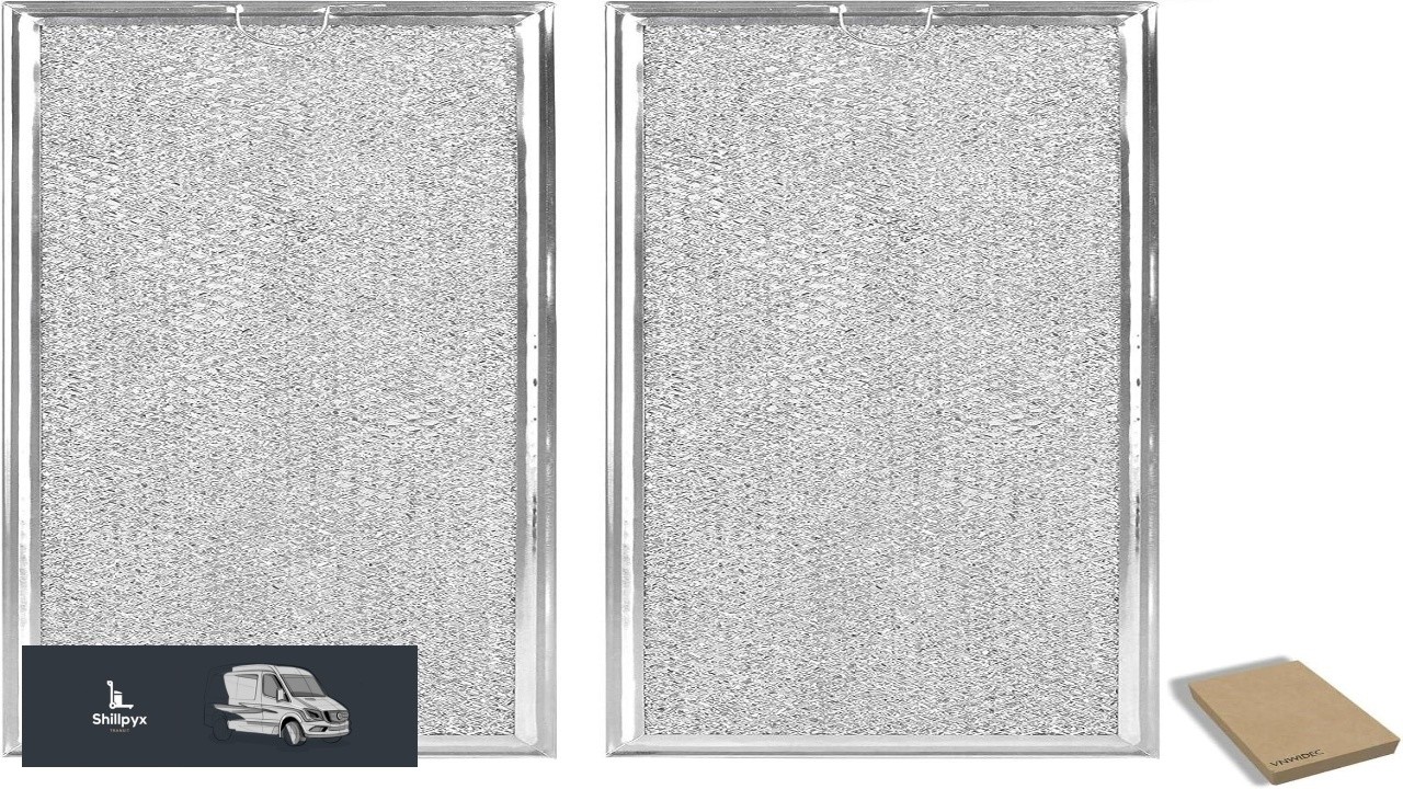 Set 2 Pack Microwave Grease Filter Replacement for Samsung ME18H704SFSAA SMV9165SC