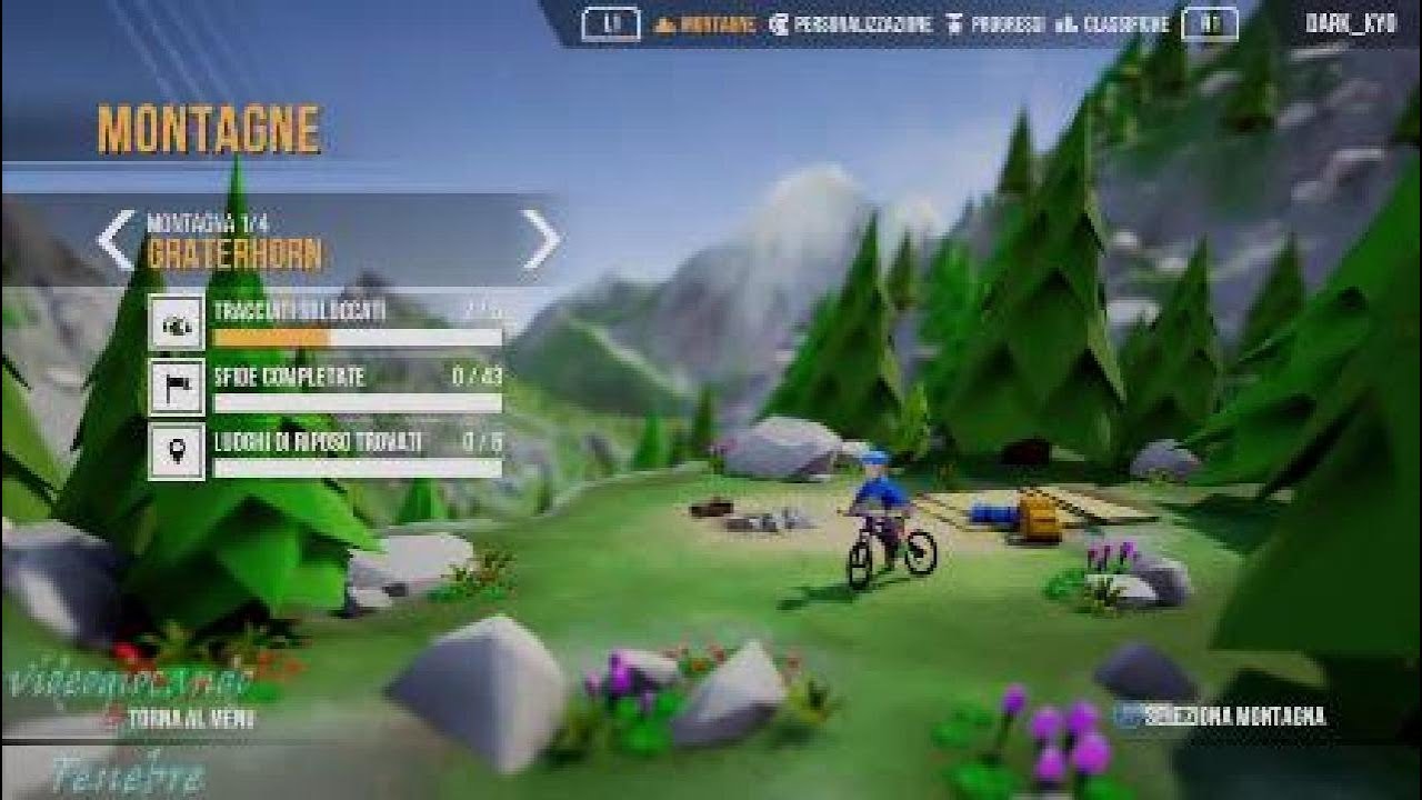 Lonely Mountains Downhill PS4 gameplay - prime impressioni
