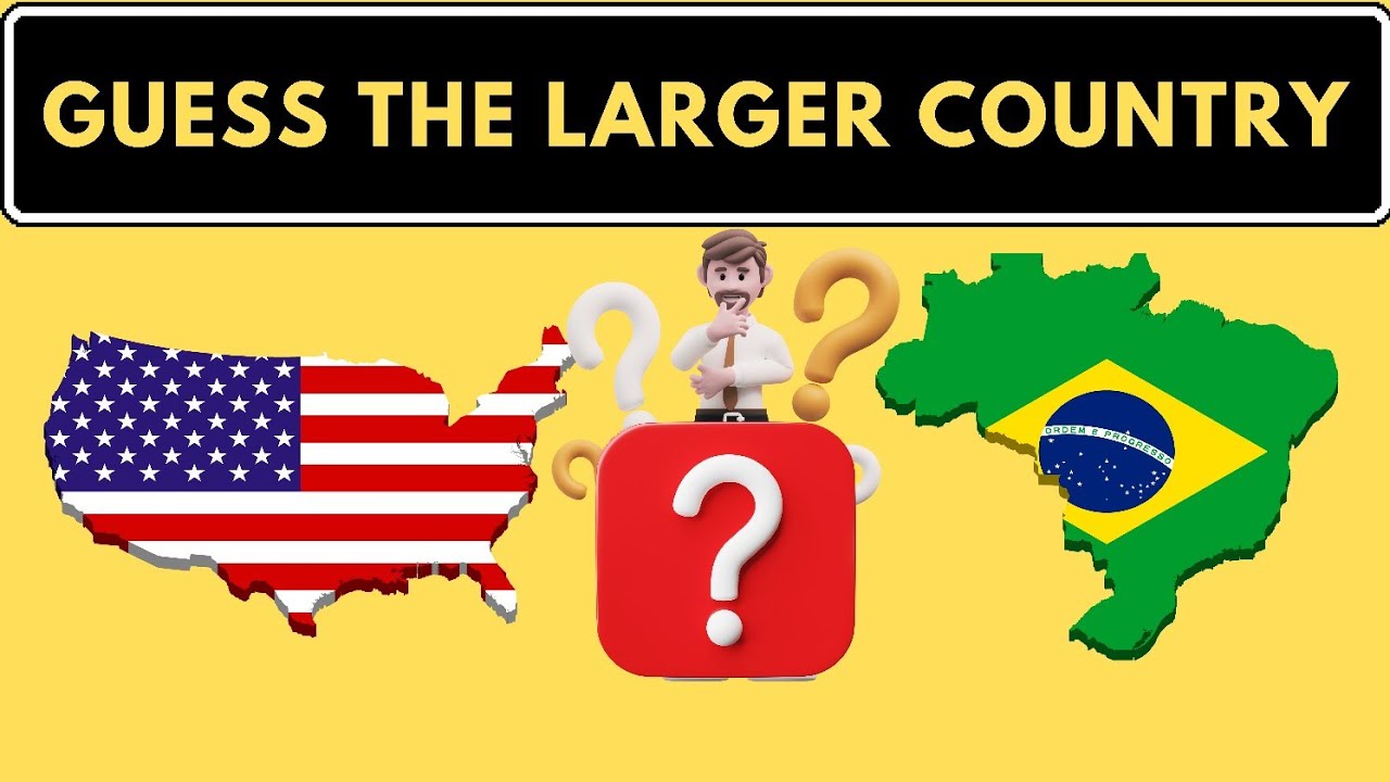Guess the Larger Country! | Ultimate Country Size Quiz | Hard Geography Quiz 