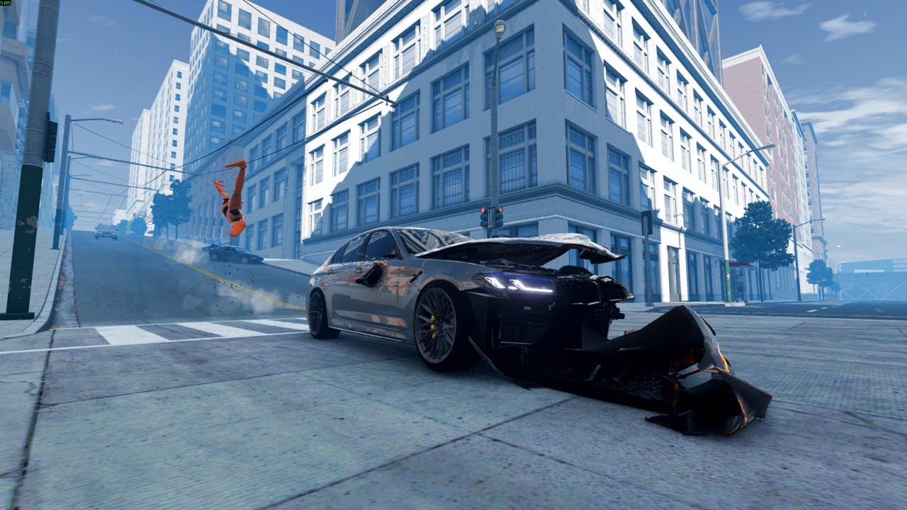 BeamNG Drive - Realistic Car Crashes #2