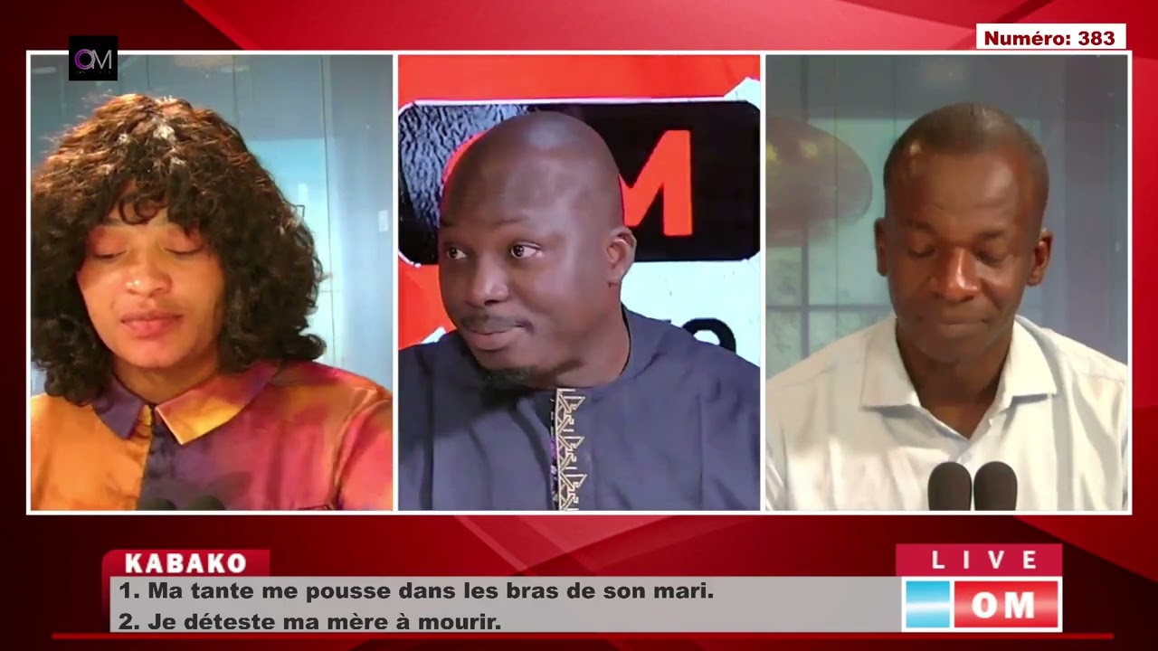 OMLive: #KABAKONuméro 383 / Ma tante me pousse dans les bras de son mari.