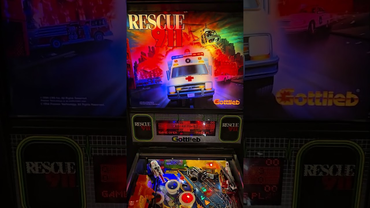 Rescue 911 Pinball Machine - For Sale @Pinball805.com