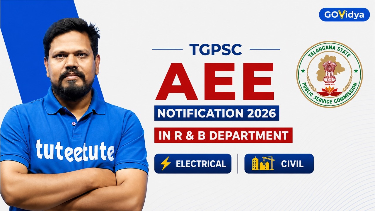 TGPSC AEE 2026 Notification | R&B Department | Electrical & Civil | Complete Details #tgpsc