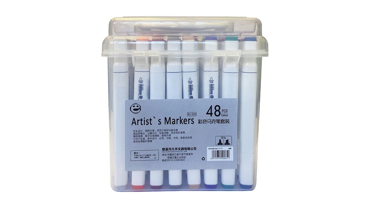 Маркеры дизайнерские набор 48 штук Artist`s Markers BV-820 1688
