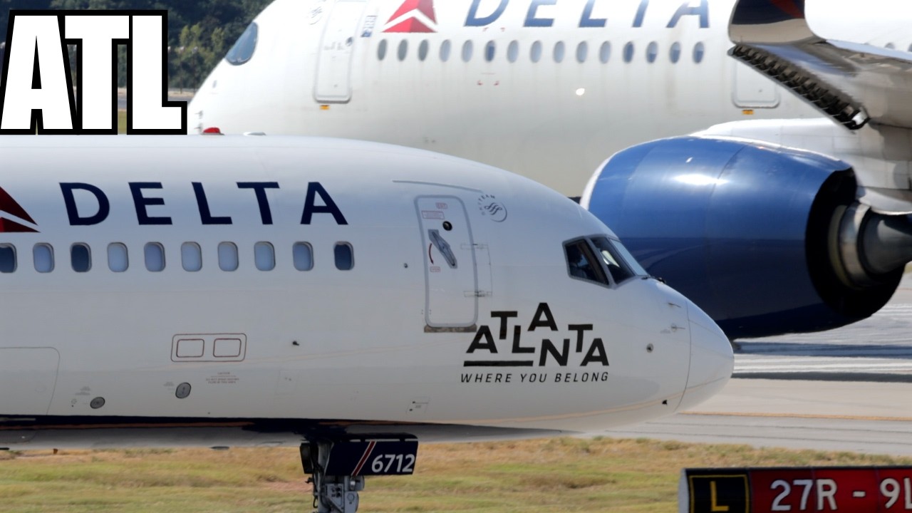 A Full Day at the World’s Busiest Airport | Atlanta Planespotting from Sunrise to Nightfall in 4K