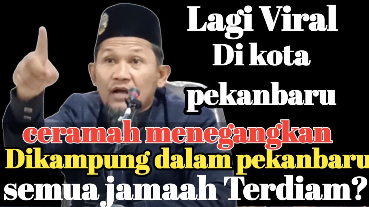 VIRAL.. Ustadz Zulherwin ceramah di kampung N**khoba dulu nya, agak menegangkan???
