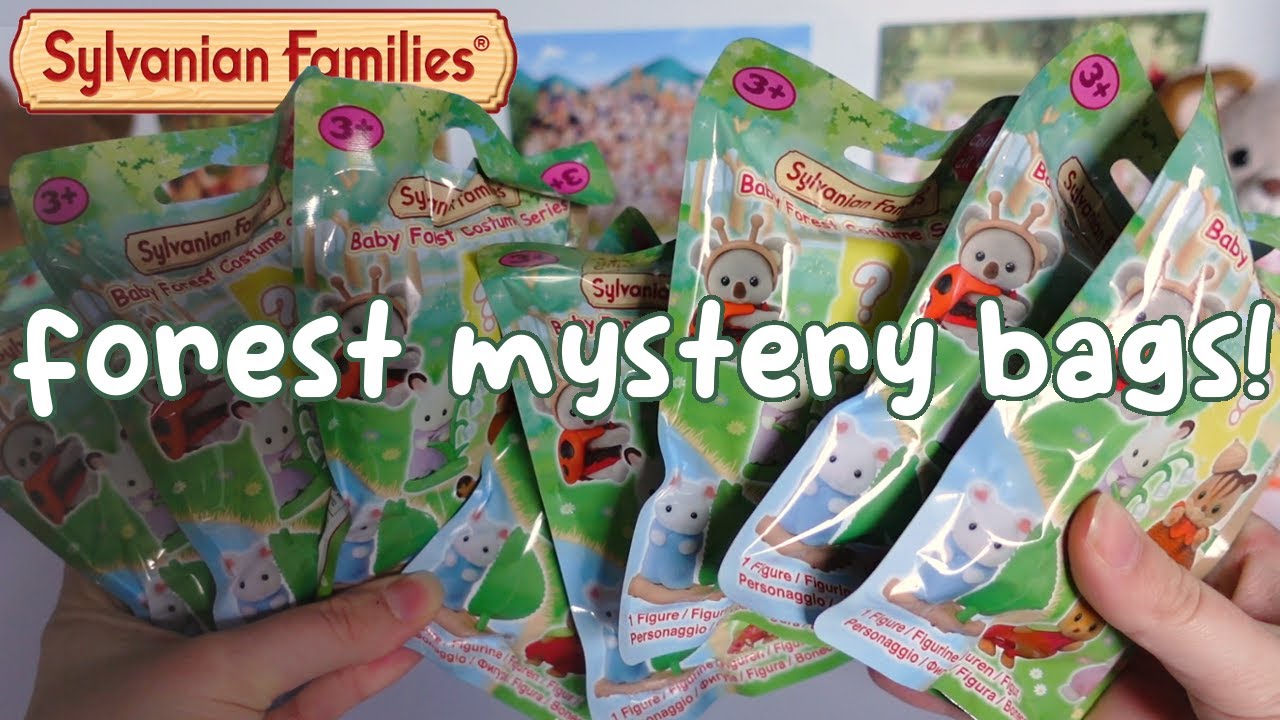 opening all the baby forest series blind bags 🌲🍄 Sylvanian Families / Calico Critters mystery bags