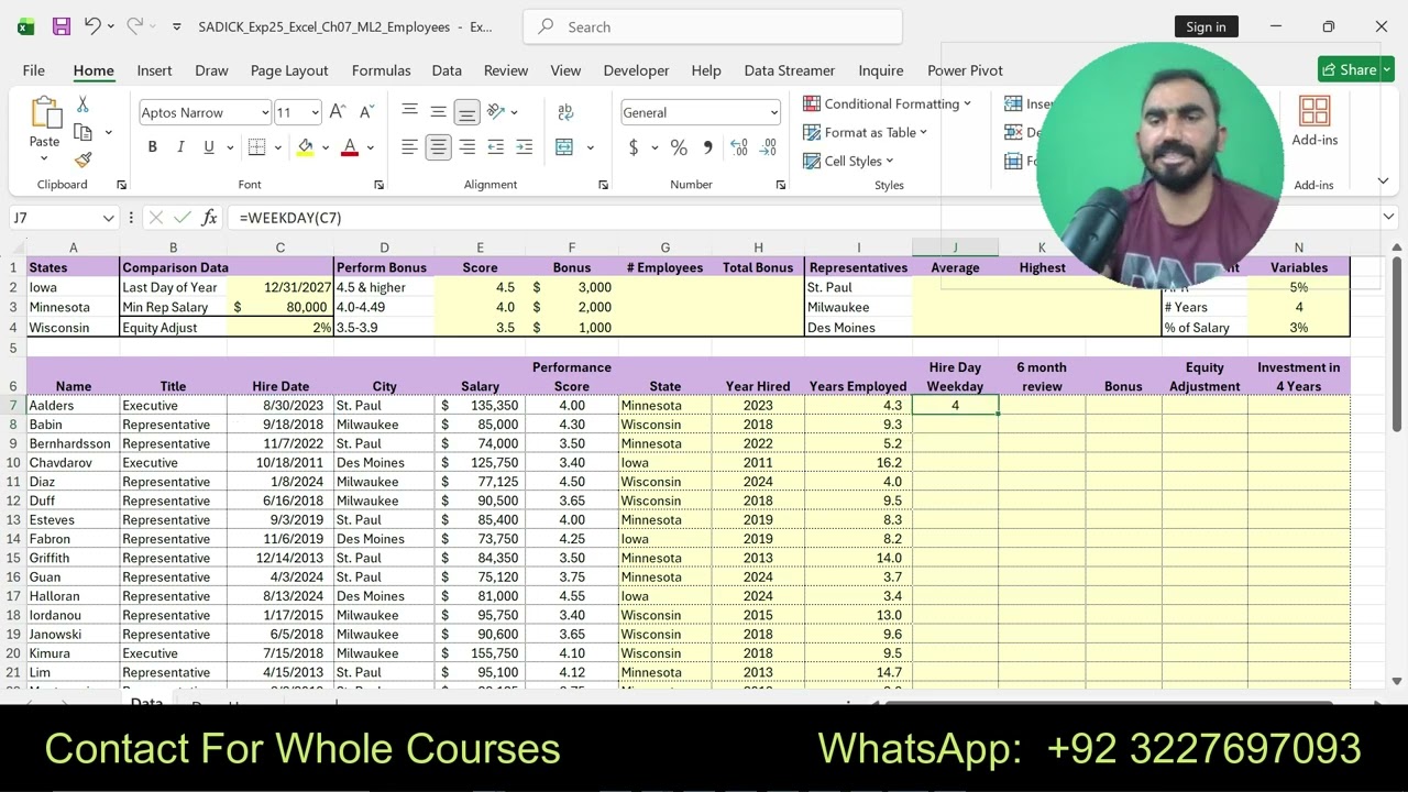 Exp25_Excel_Ch07_ML2_Employees | Exp25 Excel Ch07 ML2 Employees | exp25_excel_ch07 ml2 employees
