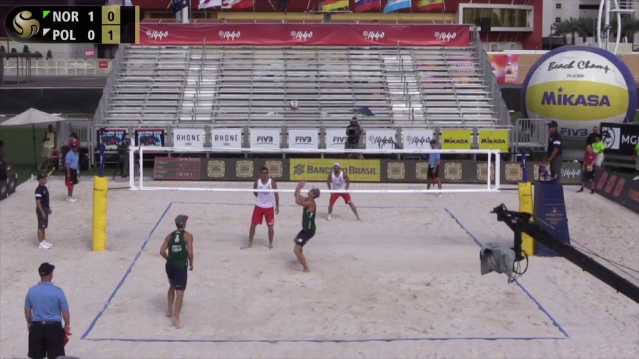 Mens Final 2018 FIVB/P1440 Las Vegas 4 Star Mol.A/Sørum (NOR) vs. Fijalek/Bryl (POL) Edited Version