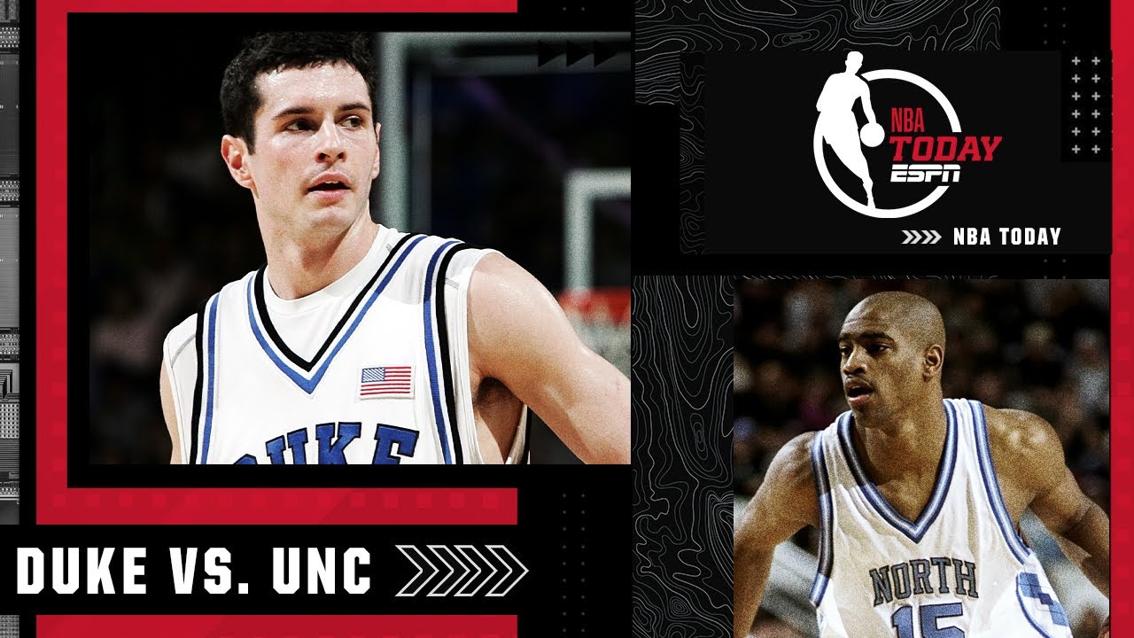 Blue Devil JJ Redick and Tar Heel Vince Carter reflect on the Duke vs. North Carolina rivalry 👀