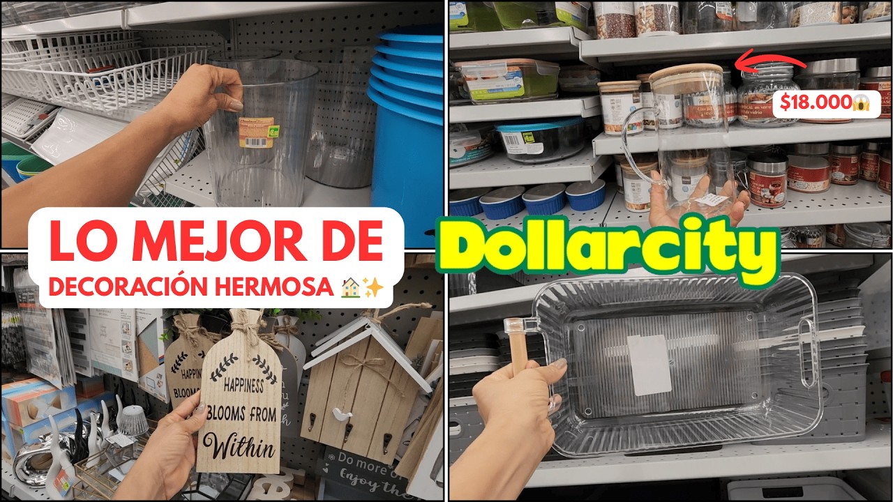 DOLLARCITY 🏠✨ cosas hermosas para decorar y organizar tu hogar