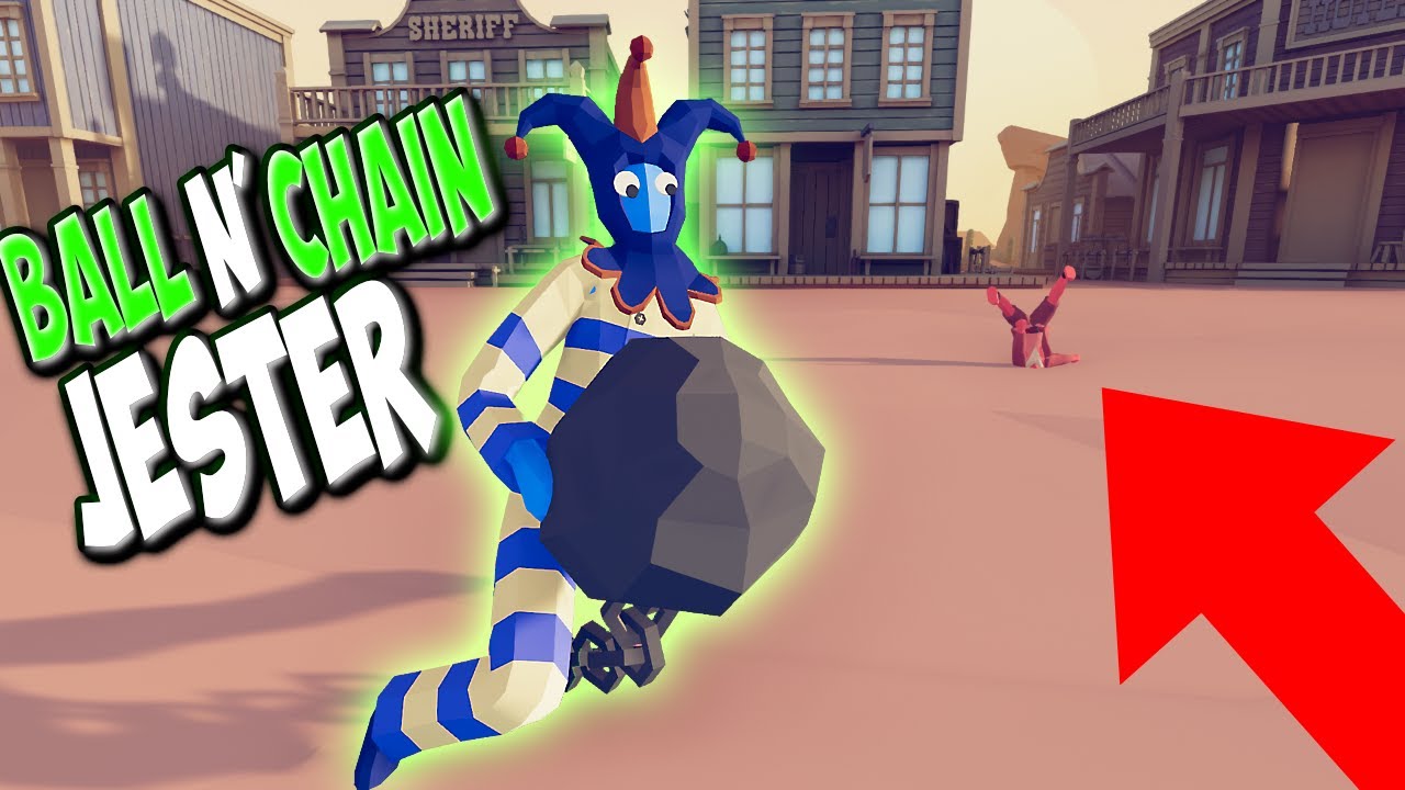 TABS New Fusion! BALL N' CHAIN JESTER vs Every Faction + Bonus -  Wild West Faction Update MODS