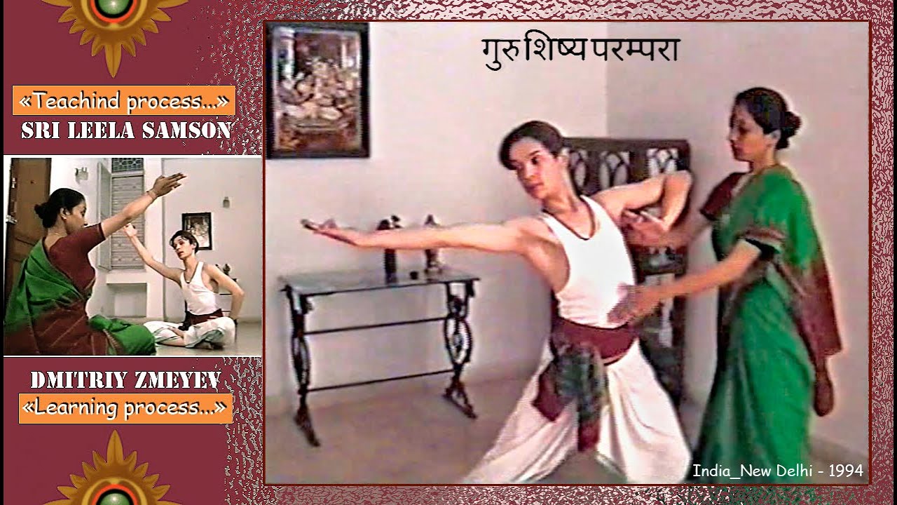 Sri LEELA SAMSON Dmitriy Zmeyev (Bharatanatyam) Guru Shishya Parampara_ India New Delhi - 1994