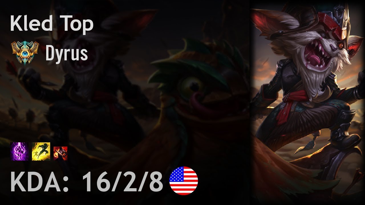 Kled Top vs Aatrox - Dyrus - NA Challenger Patch 7.19