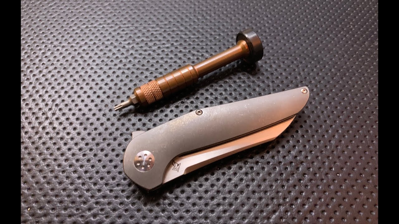 How to disassemble and maintain the A Purvis Blades Progeny Pocketknife