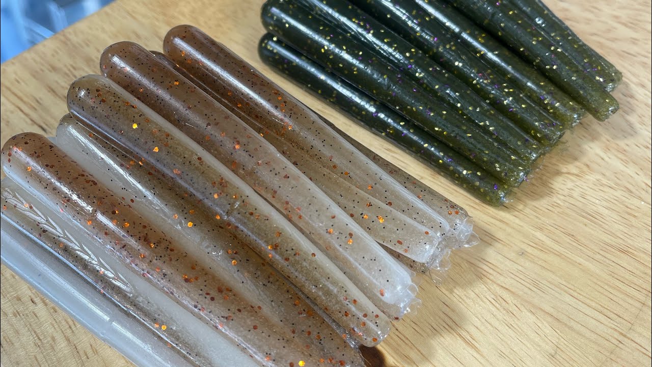 SOFT PLASTIC TUBES ~ My Least Favorite Baits To Make!!
