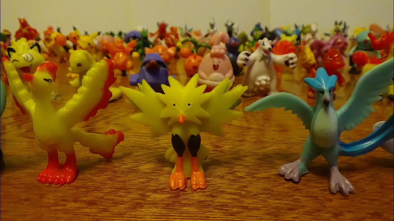 My 144 New Pokemon Figures (Day 601 - 8/21/2016)