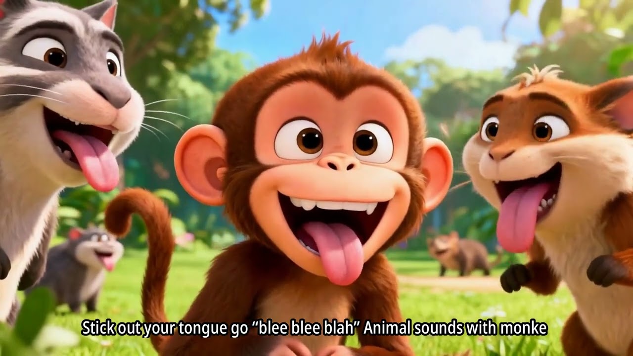Monke's Silly Animal Sounds  | Happy Little Monke